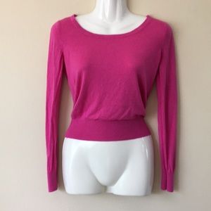 4 for $12 - H&M fuschia sweater (angora & viscose)